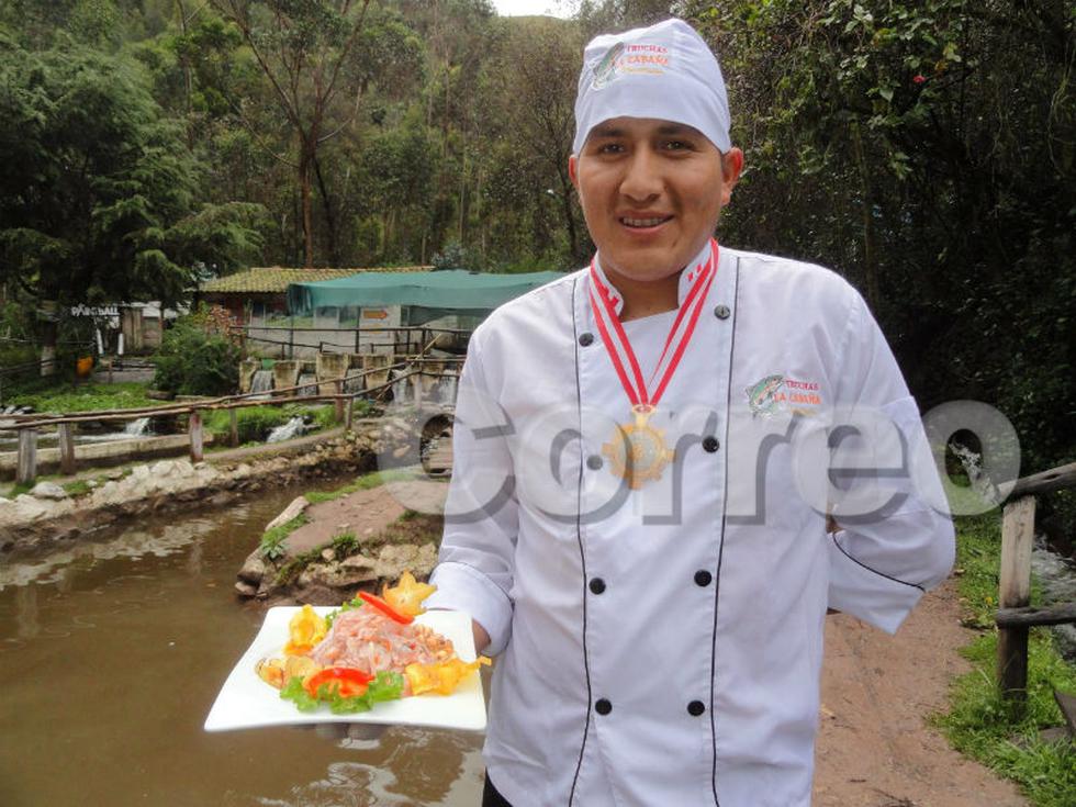 Huancaíno gana medalla de oro con cebiche de trucha 
