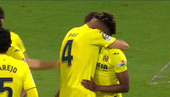 Samuel Chukwueze puso el 1-0 de Villarreal vs. Bayern Munich. (Foto: captura de pantalla)