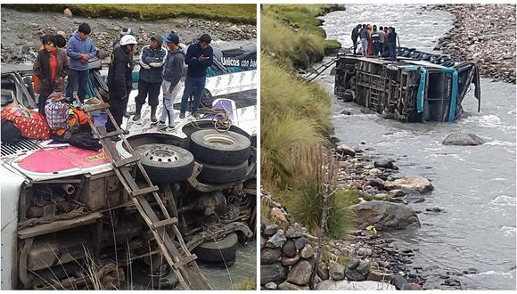 Cusco: Vuelco de bus deja al menos 15 fallecidos en Quispicanchi