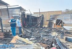 Tumbes: Familia se salva de morir en incendio que redujo a cenizas una vivienda