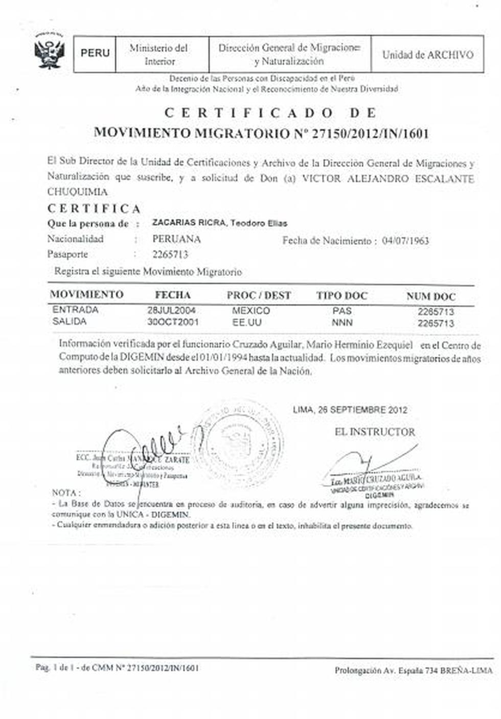 Docente obtuvo certificados sin asistir a instituto 