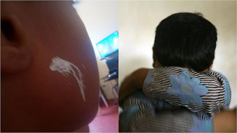 Madre denuncia que pintaron rostro de su hijo de blanco por ser afrodescendiente 