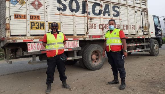 Hampones sustrajeron vehículo que estaba cargado con 500 balones de gas en el distrito de La Esperanza.