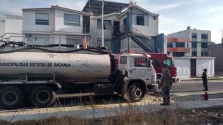 Bomberos controlan incendio en vivienda de Sachaca