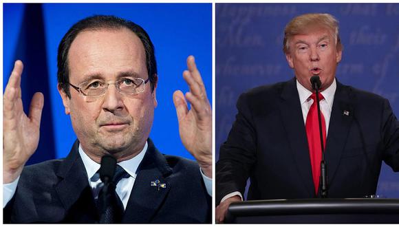 François ​Hollande cree que Donald Trump no cumplirá lo que dijo en su campaña