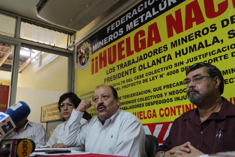 Sindicatos norteamericanos apoyan huelga de trabajadores mineros en Perú