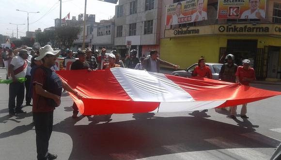 En Lambayeque realizan "marcha cívica" tras polémicos audios que involucran al CNM y PJ