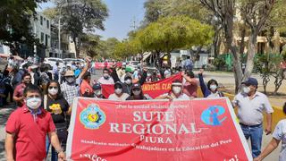 Piura: Sutep anunció movilización pidiendo adelanto de elecciones