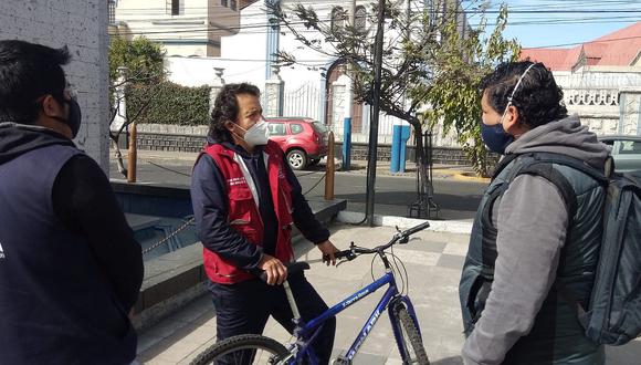 ​Inspeccionan 8 rutas por donde transitarán los ciclistas en Arequipa