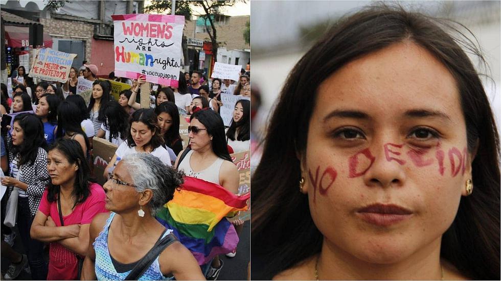 Marchan por las mujeres (FOTOS) 