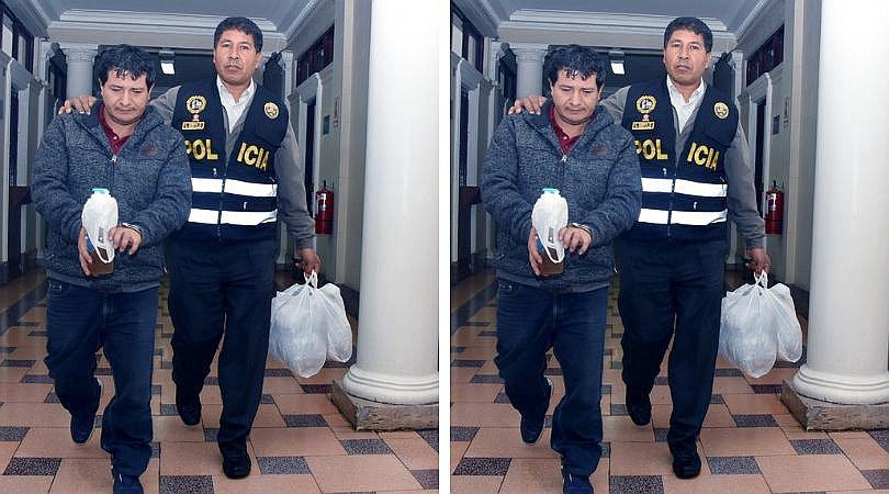 Internan en penal a exjuez vinculado a Walter Ríos y a los "Cuellos blancos" (VIDEO)