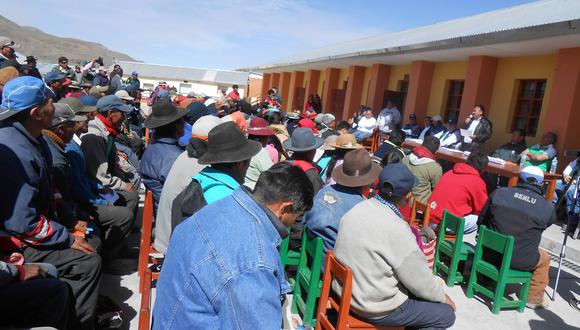 Moquegua: Pobladores se oponen a taller participativo de minera Buenaventura