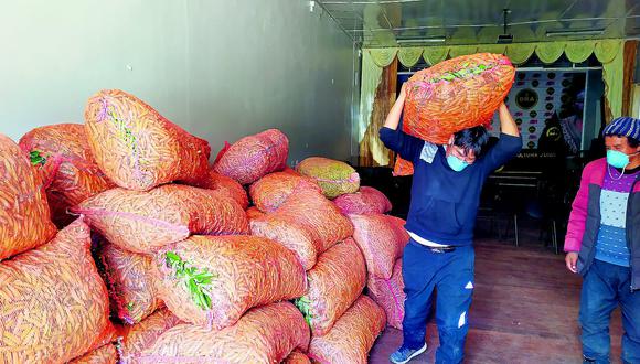 ​5 mil kilos de arveja verde se vende en la dirección regional de Agricultura