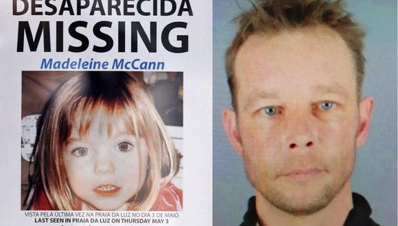 Maddie McCann desapareció en 2007 y el principal sospechoso es Christian Brueckne. (Foto: AFP/Twitter)