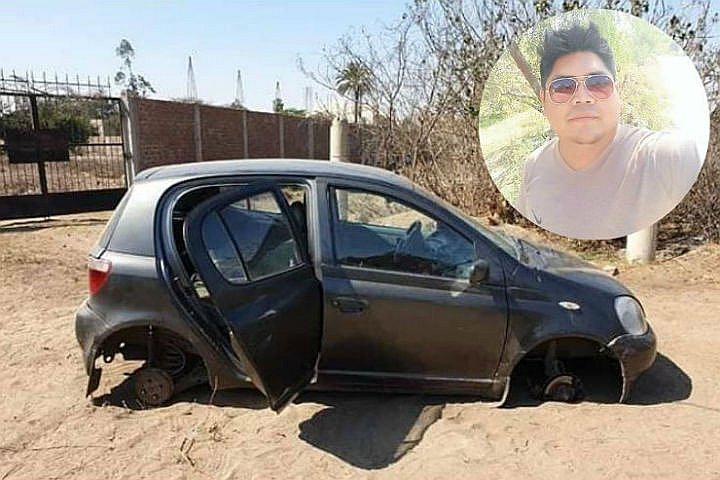 Hallan cadáver de músico dentro de auto desmantelado