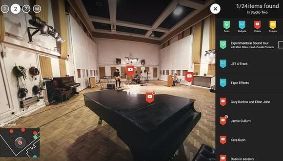 Aplicación te permite visitar estudios de Abbey Road a través de internet