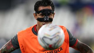 La máscara de Gianluca Lapadula para disputar el Perú vs. Brasil por Copa América (FOTOS)