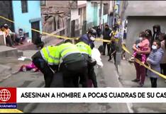 El Agustino: Asesinan a comerciante de Gamarra cuando iba a trabajar (VIDEO)