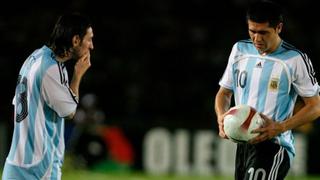 Lionel Messi y Juan Román Riquelme: se saludaron mutuamente por sus cumpleaños