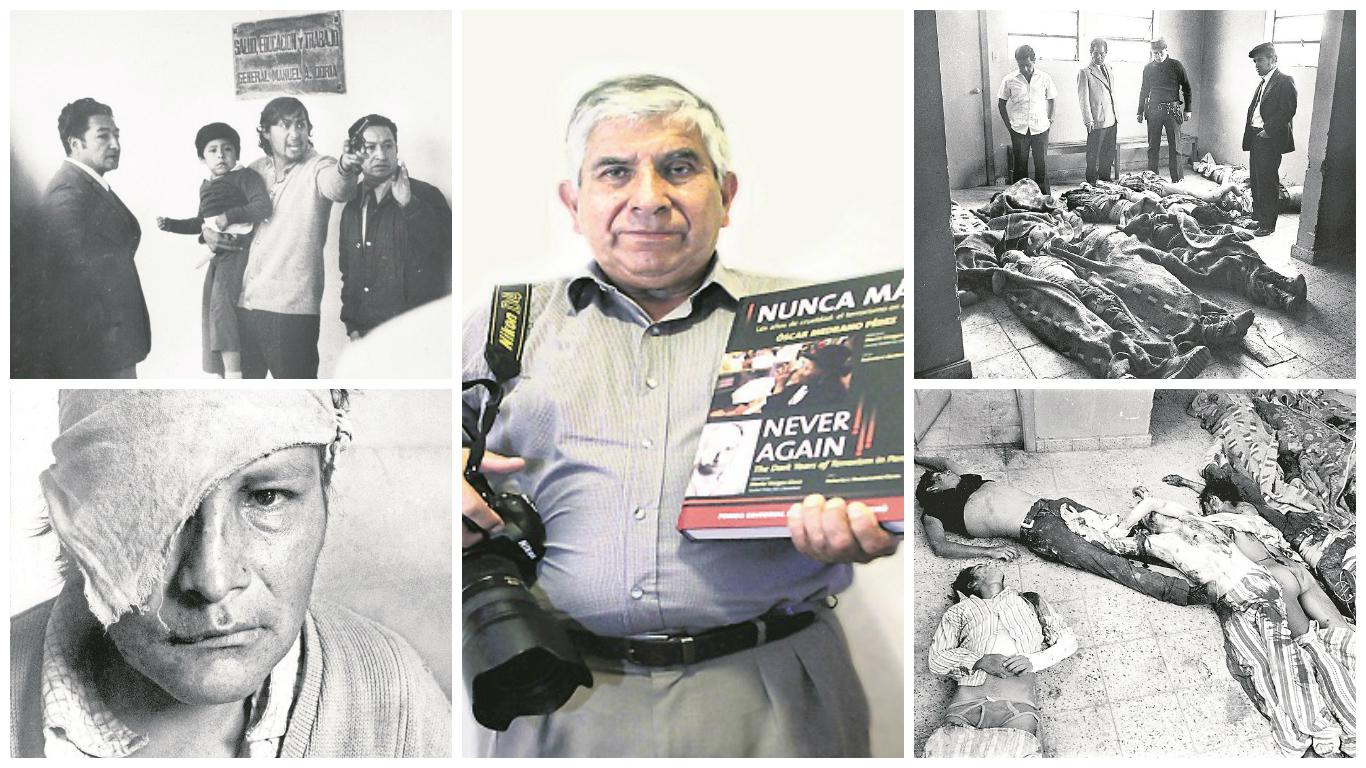 Fotógrafo Óscar Medrano evoca los años de terror