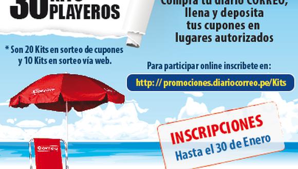 Diario Correo te regala 30 kits de verano