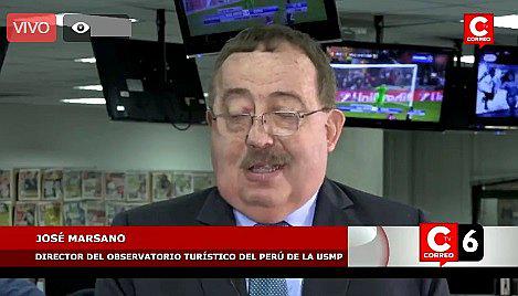 José Marsano: Se espera crecimiento del turismo en 8% en 2016