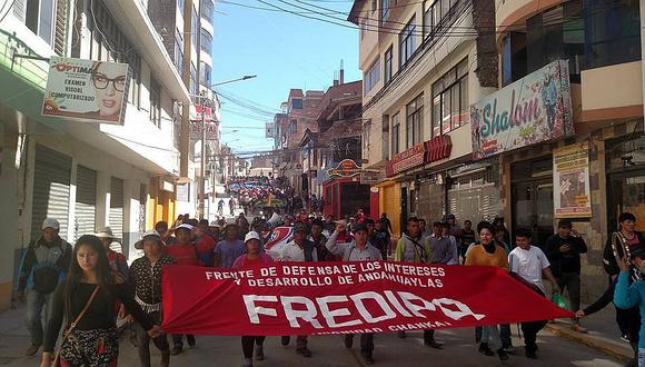 Paro continúa en Andahuaylas y no hay visos de solución