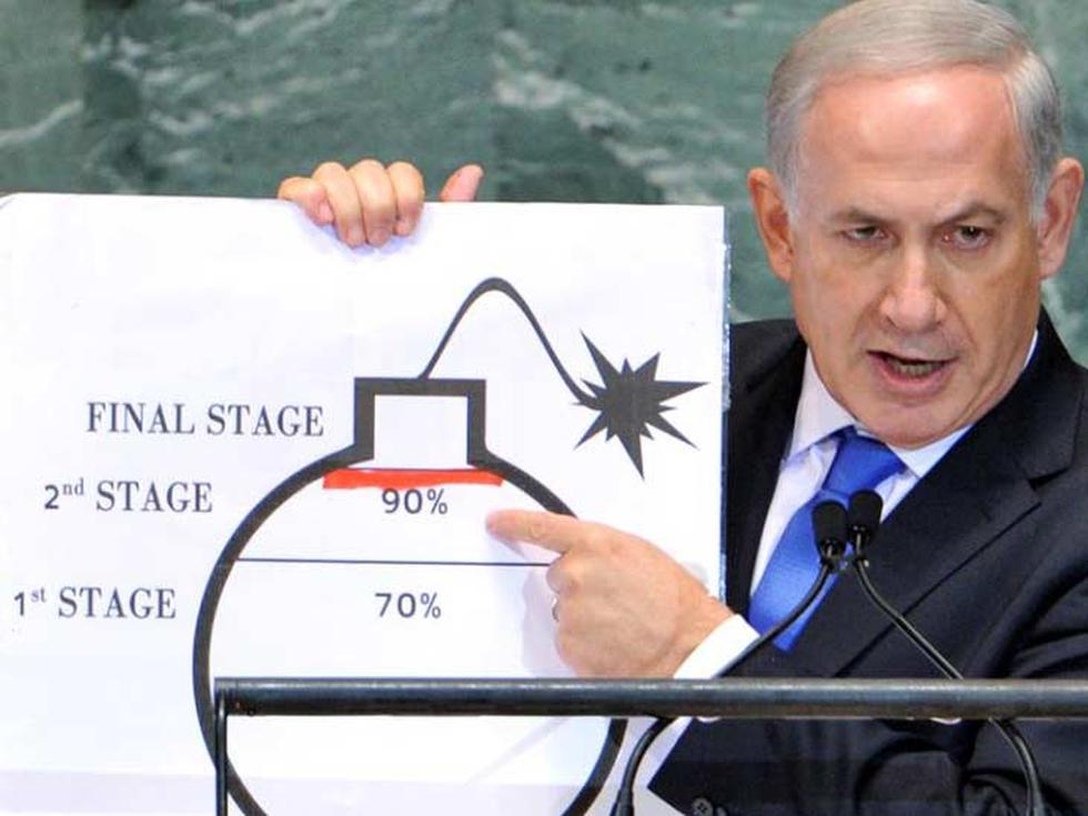 Cartel de Netanyahu en la ONU genera diversos memes en internet