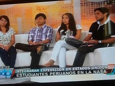 "Chimbotano" irá a expedición de la NASA