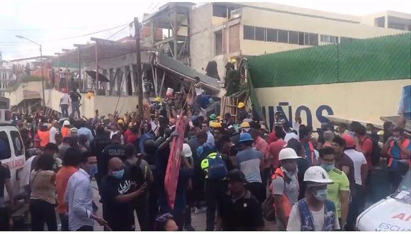 Terremoto en México: 32 niños y 5 adultos murieron en derrumbe de colegio por sismo (VIDEO)