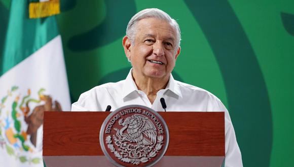 El mandatario mexicano, Andrés Manuel López Obrador, durante una rueda de prensa en el municipio de Puerto Vallarta, en Jalisco (México). (Foto: EFE/Presidencia de México)