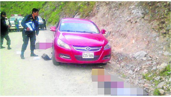 Huancavelica: ​A balazos matan a tres hombres y jovencita que iba con ellos se salva de sicarios (VIDEO)