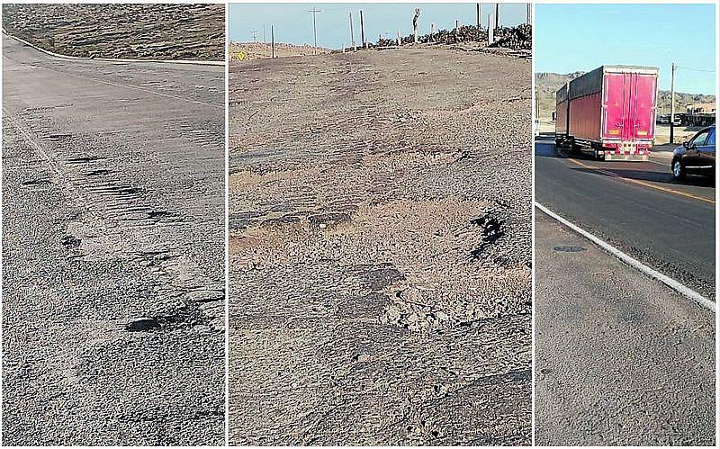 Arequipa: 30 kilómetros de la Panamericana Sur en mal estado