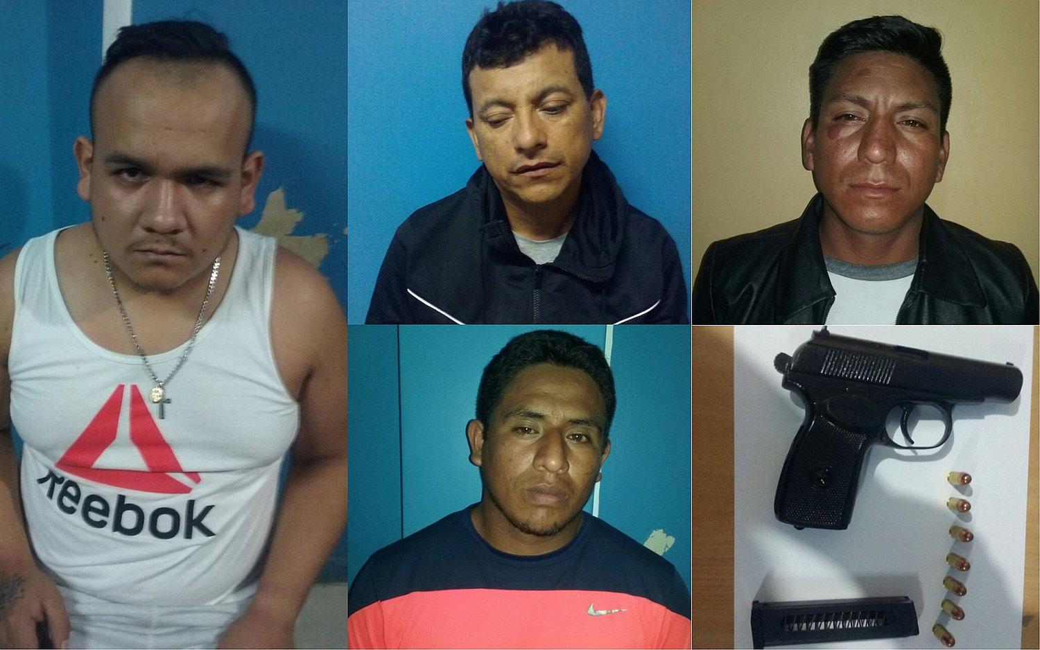 Chiclayo: Intervienen a presunta banda delincuencial con armas de fuego 