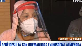 Madre denuncia que su bebé recién nacido internado en hospital Almenara presenta quemaduras