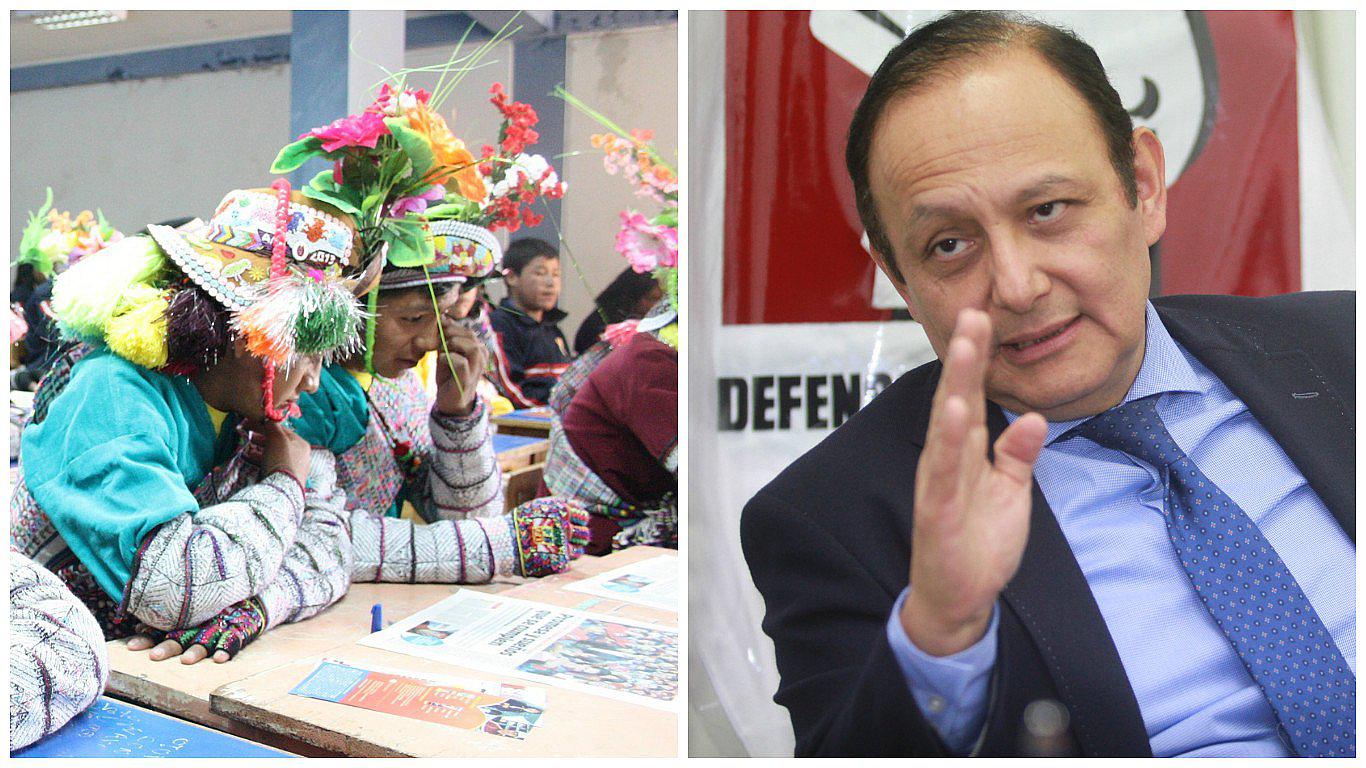 Defensoría del Pueblo sobre Plan Nacional Intercultural Bilingüe: "Probablemente fracase"