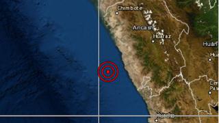 Áncash: sismo de magnitud 4.0 se registró esta noche en Huarmey 