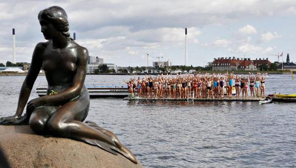 Monumento 'la sirenita' de Copenhague cumple 100 años