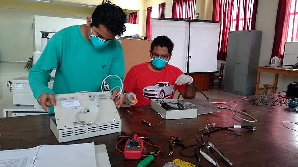 La Libertad: ​Estudiantes de la UNT reparan ventiladores mecánicos para usarlos ante el Covid-19 (FOTOS)