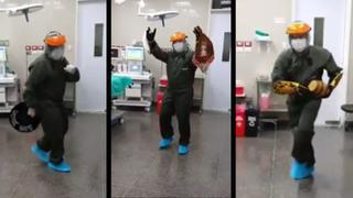 Puno: Médico baila morenada, diablada y caporales para animar a colegas (VIDEO)