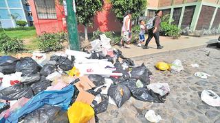 Calles de Surco lucen repletas de basura