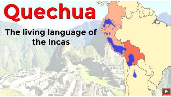 YouTube: ​canal de linguística dedica publicación sobre el quechua (VIDEO)