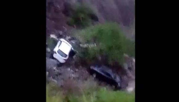 ​Cajamarca: Un muerto y cuatro heridos deja despiste de dos autos (VIDEO)