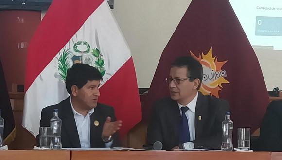 Participaron de reunión en la Comisión Anticorrupción de Arequipa. (Foto: Omar Cruz)