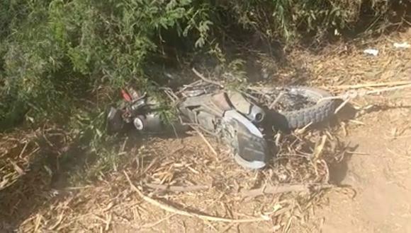 Virú: Facinerosos realizan disparos, se estrellan contra cerco de espinos y huyen en Chao 