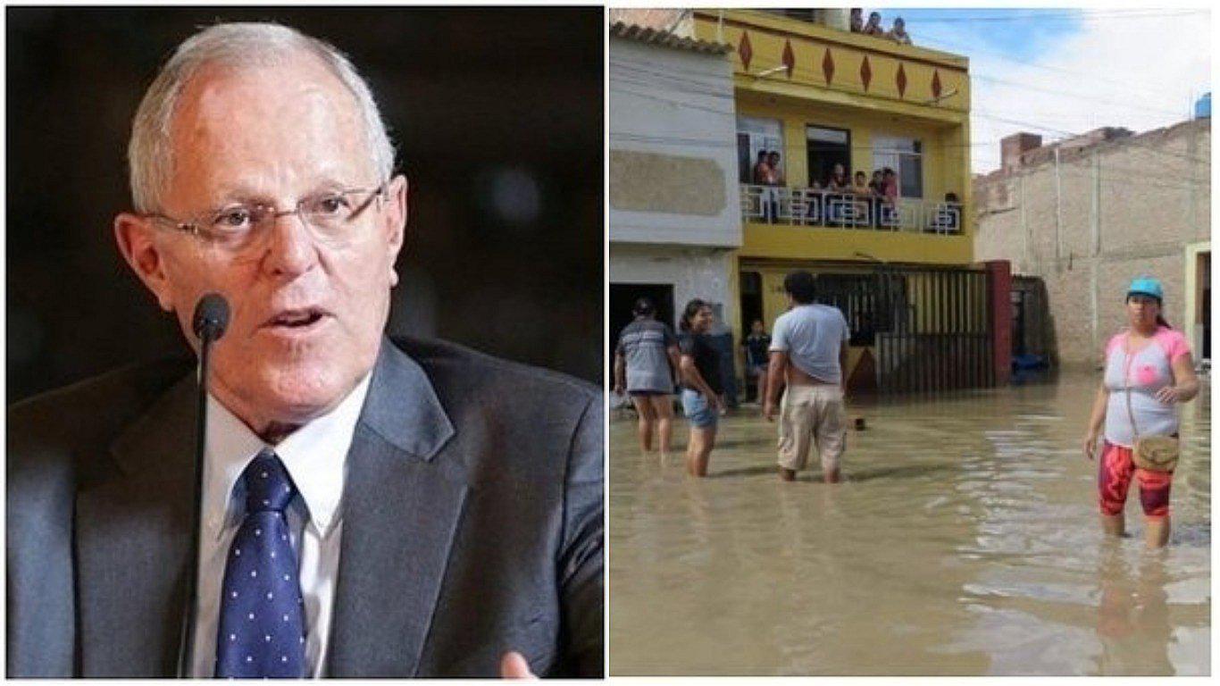 PPK invertirá S/7 mil millones para reconstruir zonas afectadas por El Niño Costero