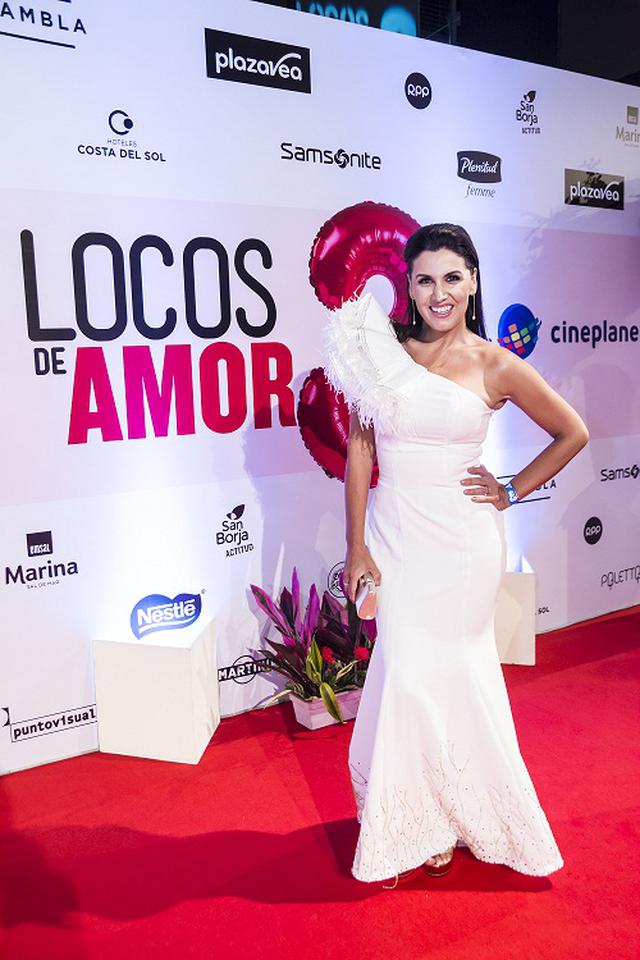 Patricia Portocarrero en la alfombra roja de "Locos amor 3". (Foto: Tondero)