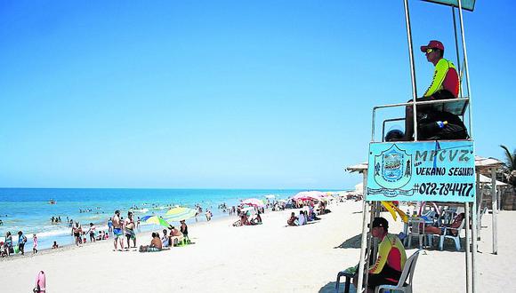 Solo la playa de Zorritos es apta para los bañistas, según la Diresa