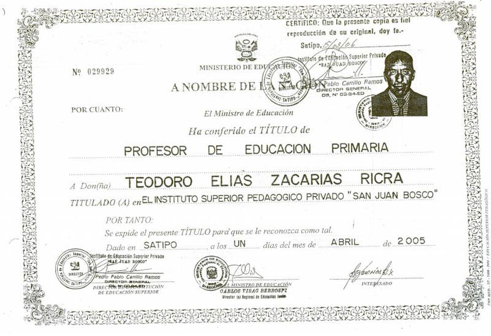 Docente obtuvo certificados sin asistir a instituto 