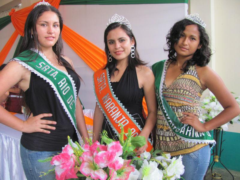 Chanchamayo: Hermosas mujeres son coronadas en Festival de la Naranja